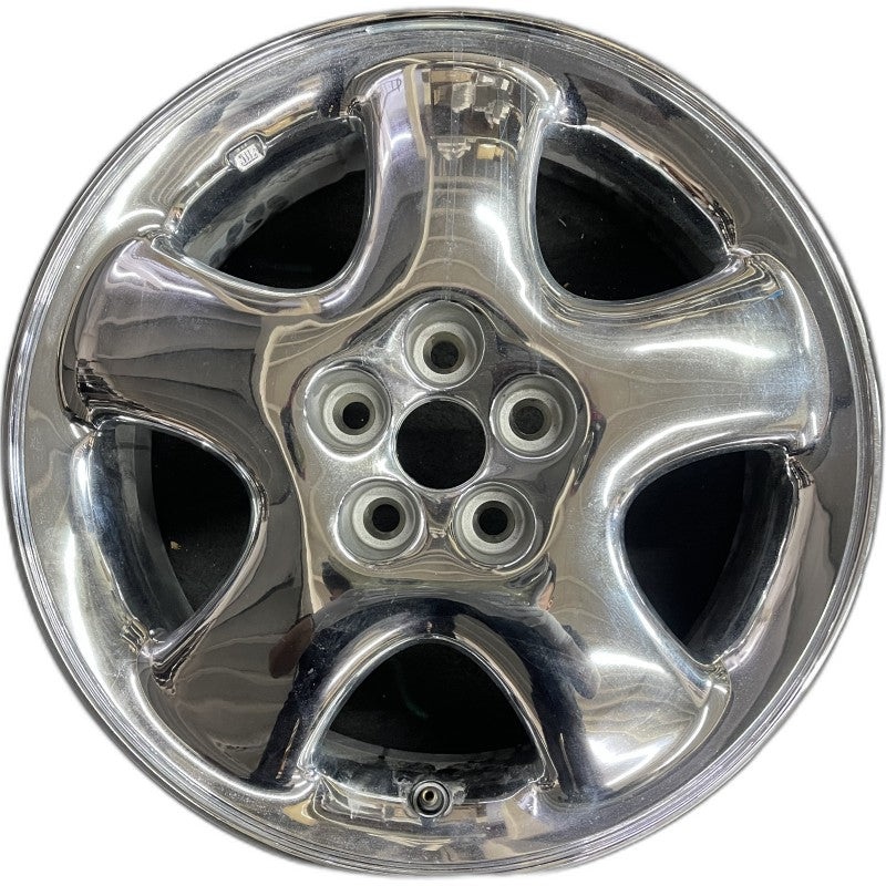 16″ PT CRUISER 01 16×6 5 spoke w/o dimples; chrome wide spoke Original OEM Wheel Rim