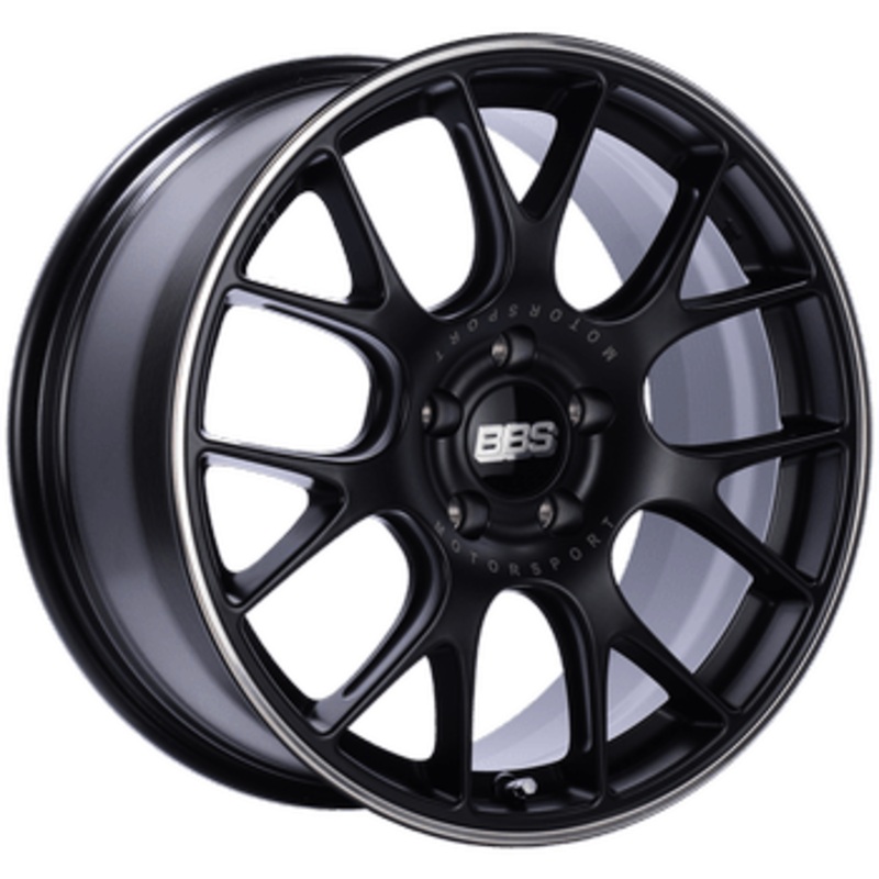 BBS CH-R 20″ Center-Lock Satin Black Polished Rim