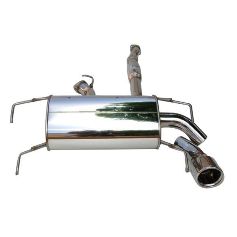 Invidia Q300 Rolled Titanium Tip Catback Exhaust | 2008-2010 Subaru WRX Hatchback (HS08SW5GT3)