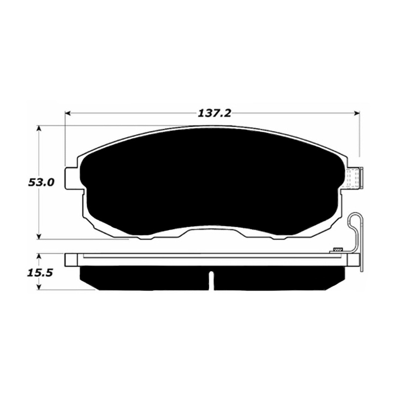 Porterfield Brake Pads for 2011 NISSAN SENTRA R/Drum