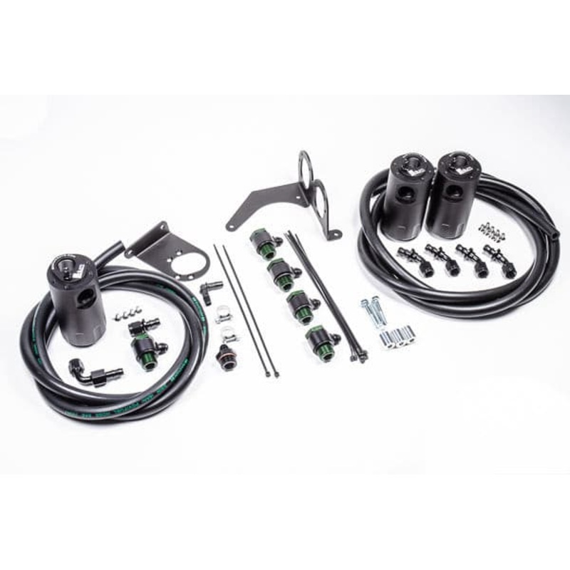 RADIUM ENGINEERING TRIPLE CATCH CAN KIT, NISSAN R35 GT-R, FLUID LOCK