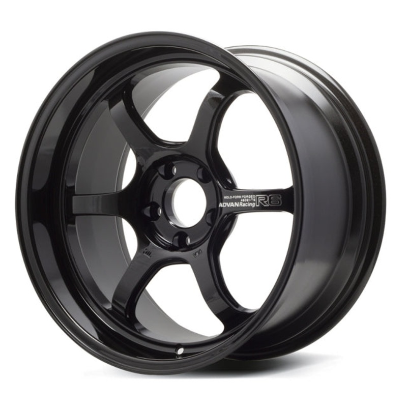 Advan Racing R6 Wheel – 18×9.0 +50 | 5×120 | Racing Titanium Black