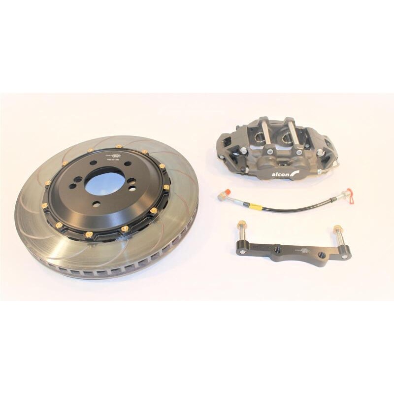 Alcon BMW E46 M3 SCCA 4 Piston 332x32mm Front Race Kit – Anodized