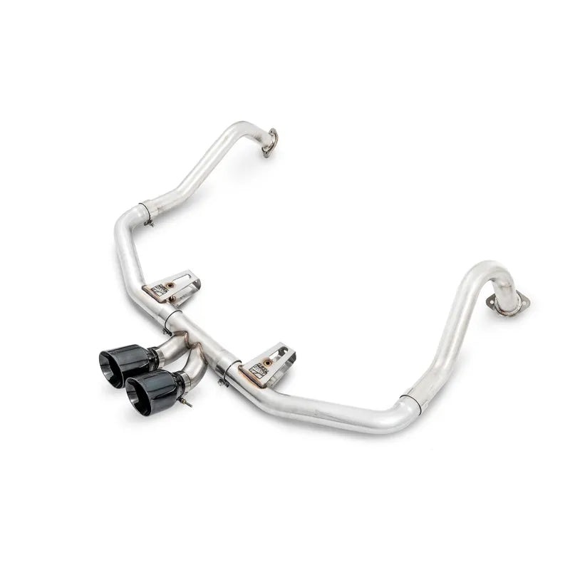 AWE Track Edition Exhaust for Porsche 718 Boxster / Cayman – Diamond Black Tips (3010-33048)