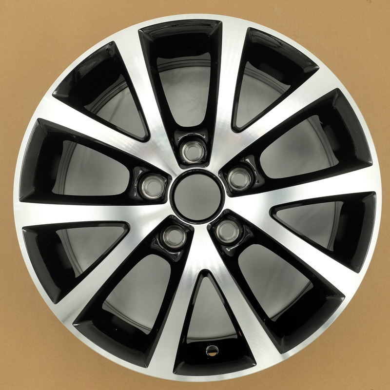 For Volkswagen Jetta OEM Design Wheel 16″ 16×6.5 2015-2018 Machined Black Single Replacement Rim
