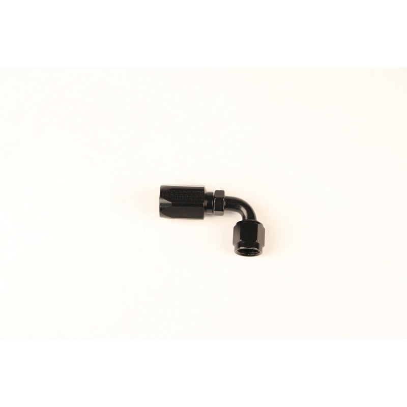 Fragola -6AN x 90 Degree Hose End Aluminum – Black Only
