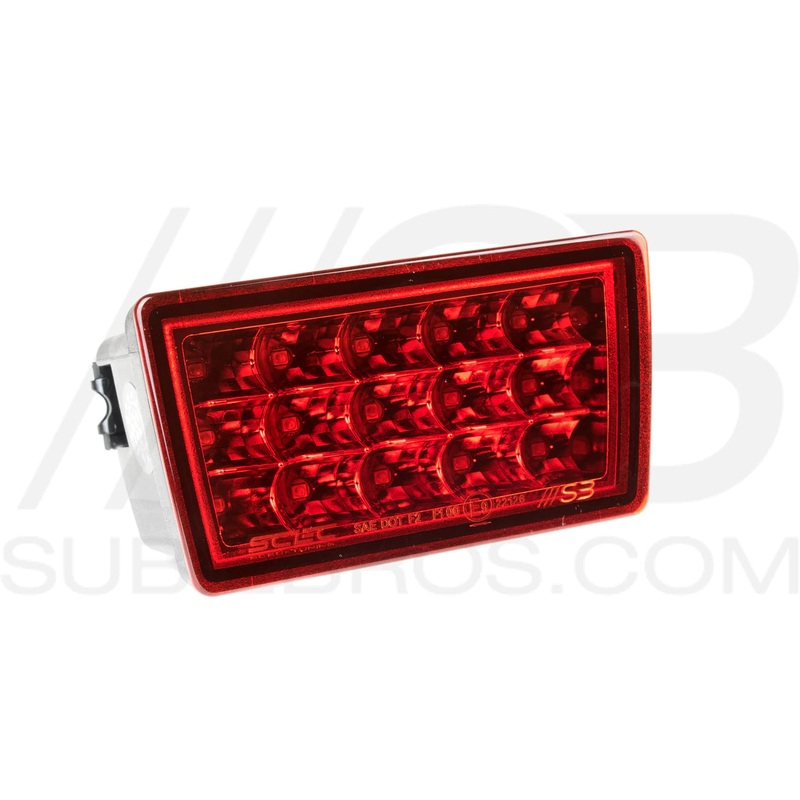Sp3c Built V2 F1 LED Rear Fog Light Red Lens – 15-21 WRX/STi