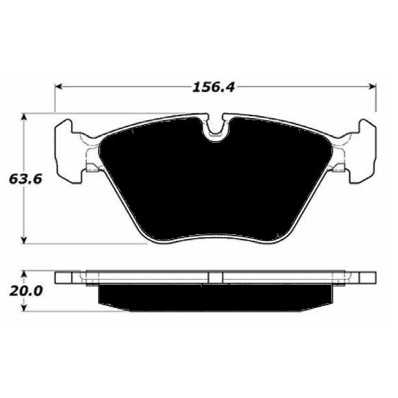 Porterfield Brake Pads for 2007 BMW 330 Series E46