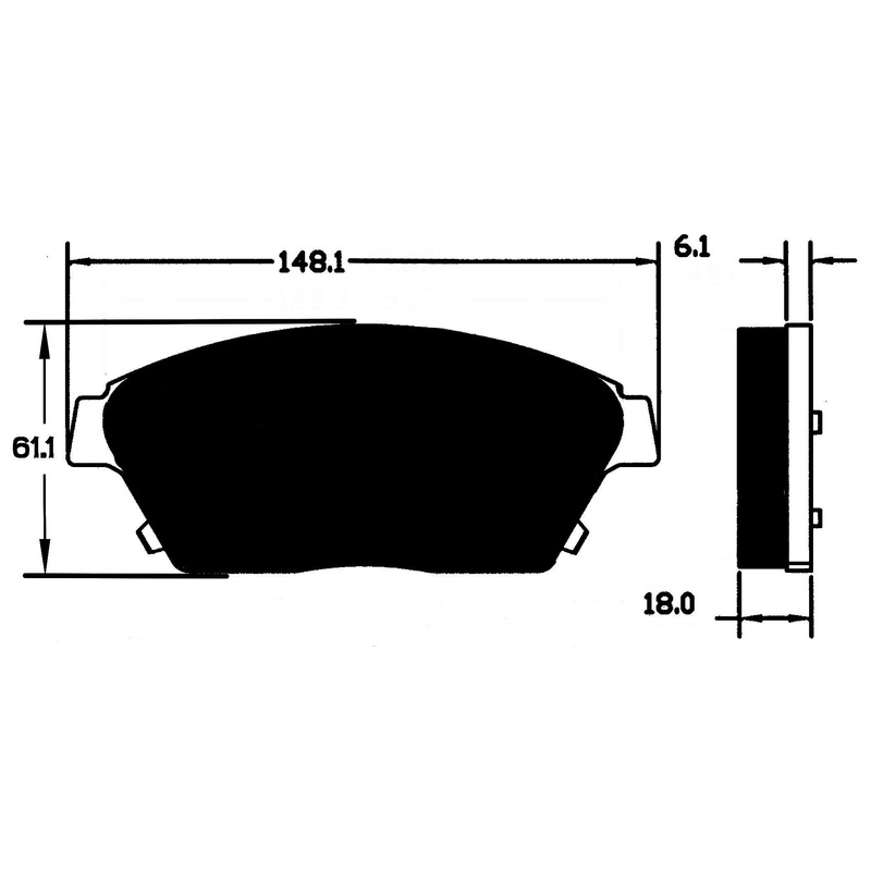 Porterfield Brake Pads for 2014 BUICK Encore