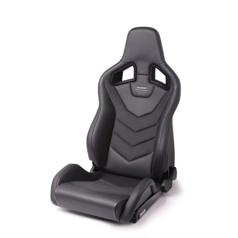 Recaro Sportster GT Driver Seat – Black Leather/Carbon Weave