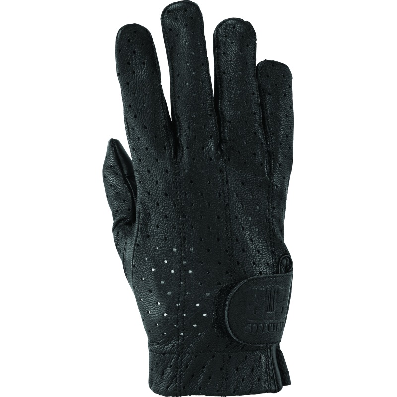 River Road Tucson Leather Perforated Gloves Black – XL