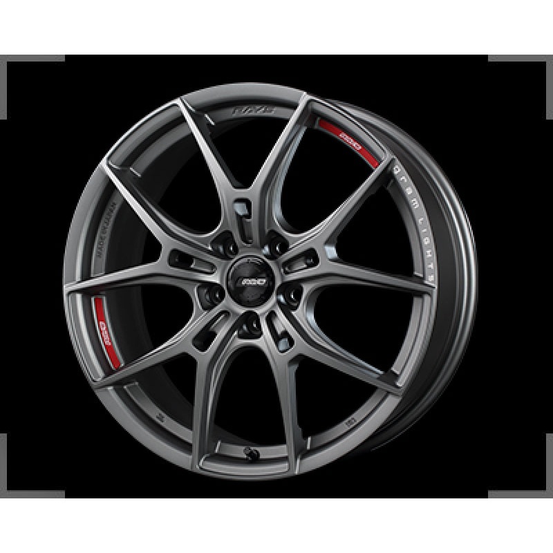 Gram Lights 57FXZ Overseas 19×8.5 +32 5-112 Matte Graphite w/Machining Wheel