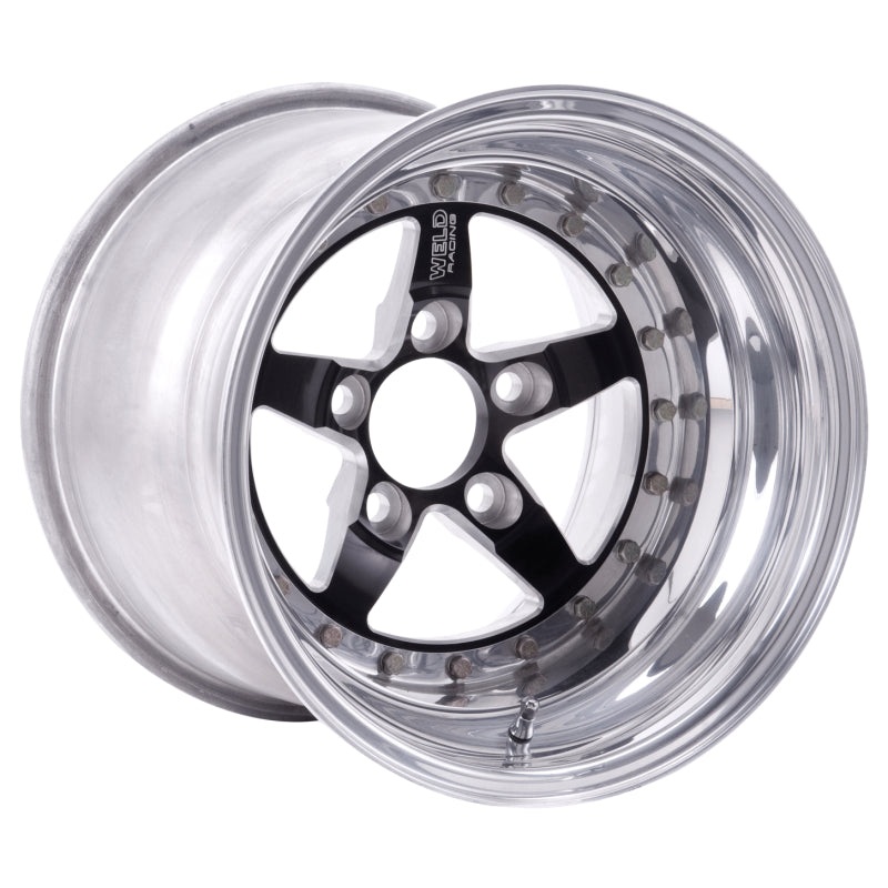 Weld Weldstar 15×15 / 5×4.75 BP / 4.5in. BS Black Wheel – Non-Beadlock