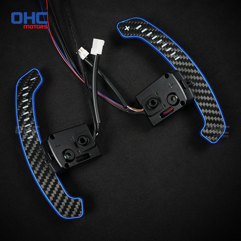 For Infiniti QX50 QX60 Nissan 400Z GTR R35 LED Magnetic Paddle Shifters Mobile Phone Connection APP Control