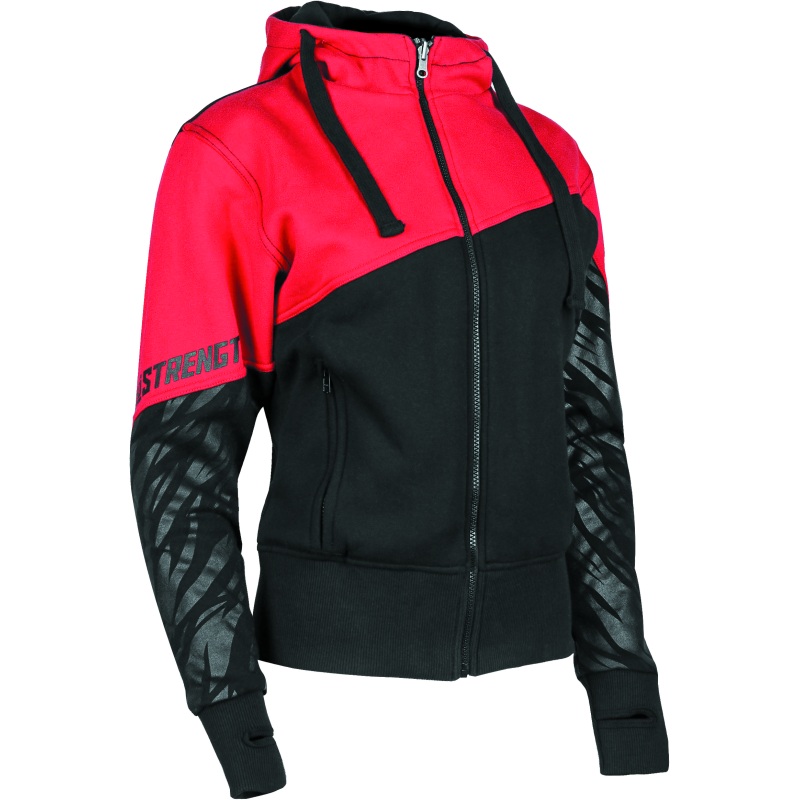 Speed and Strength Cat Outa Hell Hoody Red/Black Womens – Small