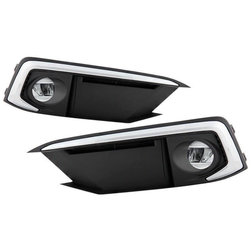 Spyder Honda Civic 2019+ OEM LED Fog Lights w/ OEM switch – Clear FL-HC2019-LED-C