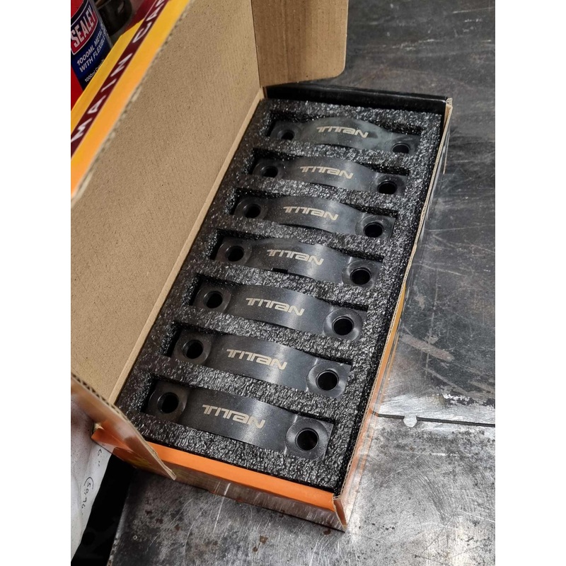 Titan Motorsports Billet Main Caps 2JZ