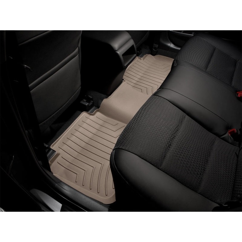 WeatherTech 2015+ Kia Sedona w/ 2nd Row Lounge Seats Rear FloorLiner – Tan (w/o Rear Entertainment)