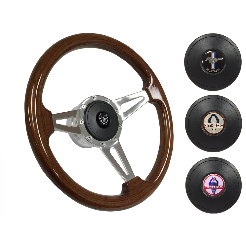 1984-04 Ford Mustang Steering Wheel Kit | Mahogany Wood | ST3078