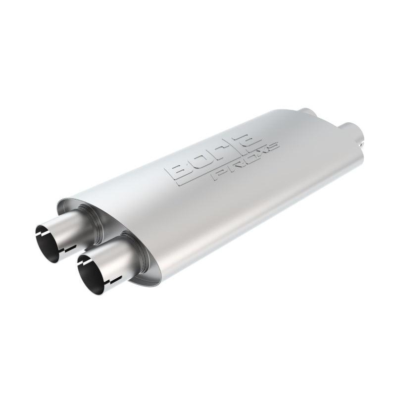 Borla Universal ProXS Muffler – Oval Dual/Dual Inlet/Outlet 2.5in Tubing 19inx4inx9.5in Case