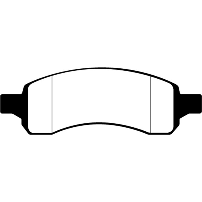 EBC 06-07 Chevrolet SSR 6.0 Redstuff Front Brake Pads