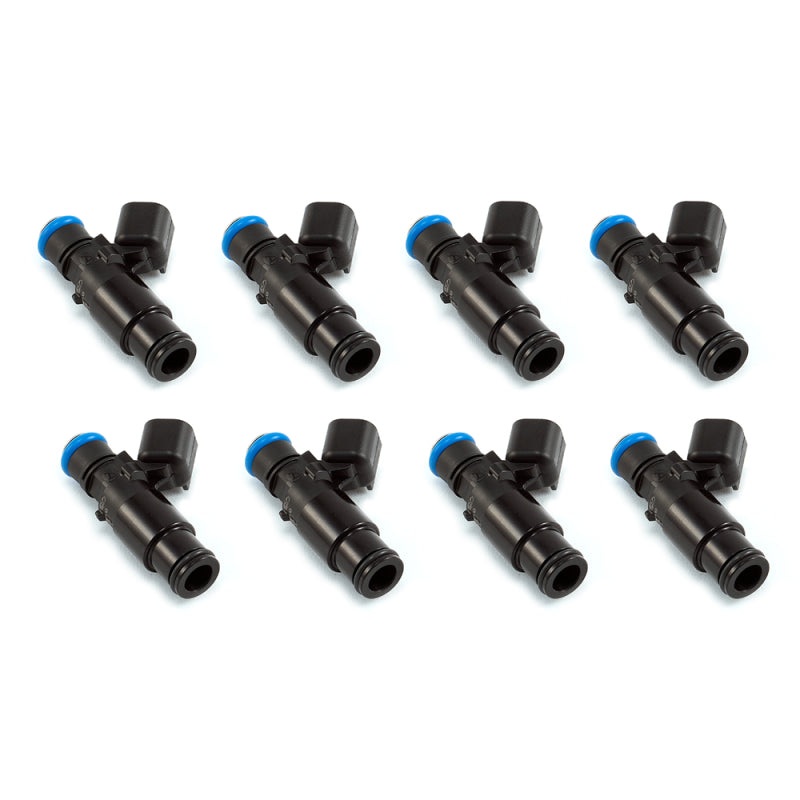 Injector Dynamics 1340cc Injector – 48mm Length – 14mm Top – 14mm Black Bottom Adaptor (Set of 8)