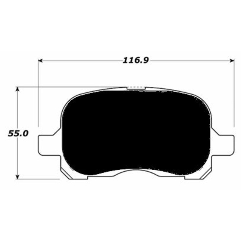 Porterfield Brake Pads for 2002 TOYOTA COROLLA Sedan(Rear Drum)