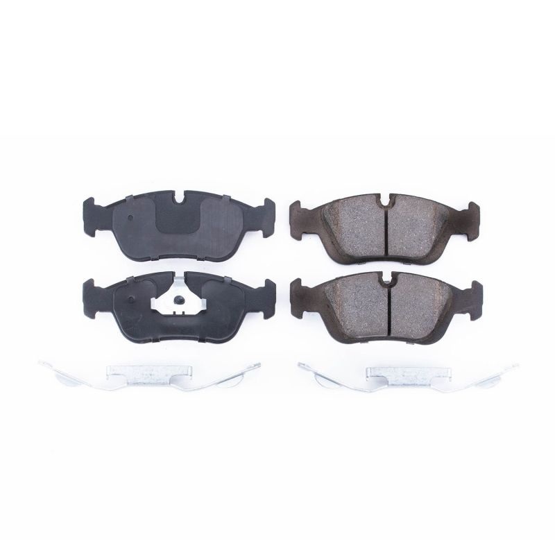 PowerStop Power Stop 91-98 BMW 318i Front Z17 Evolution Ceramic Brake Pads w/Hardware