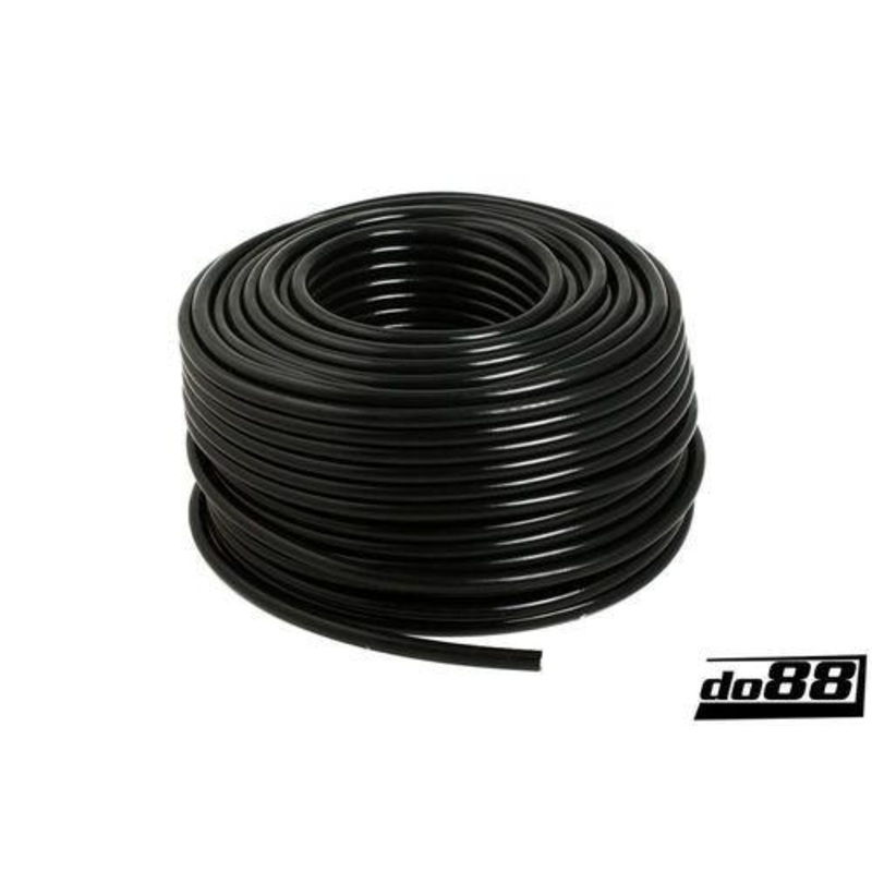 Silicone Heater Hose Black 0,25” (6,3mm)