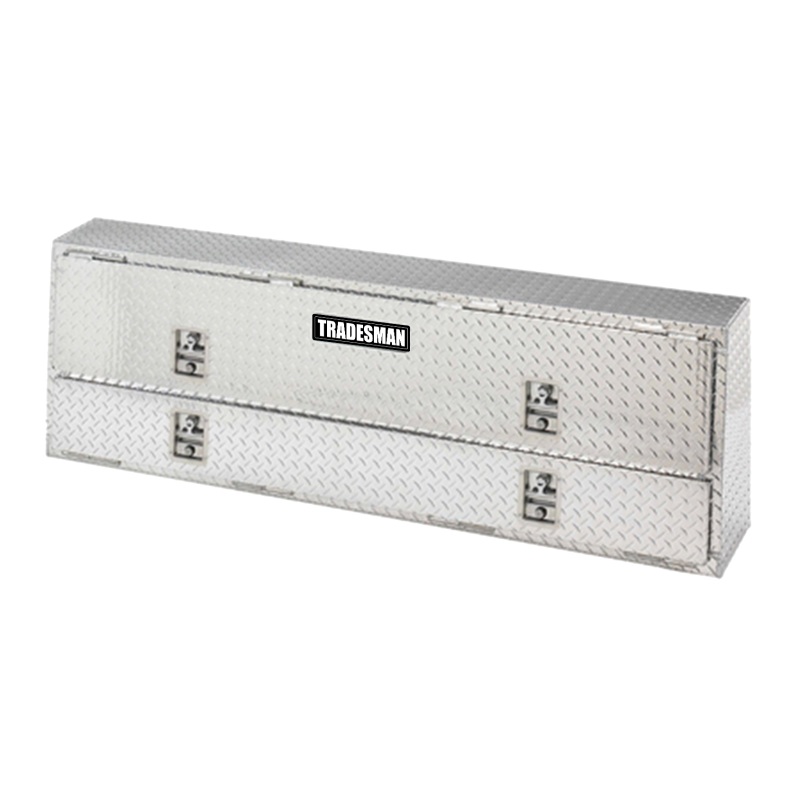 Tradesman Aluminum Professional Rail Top Mount L-Wing Box (72in.) – Brite