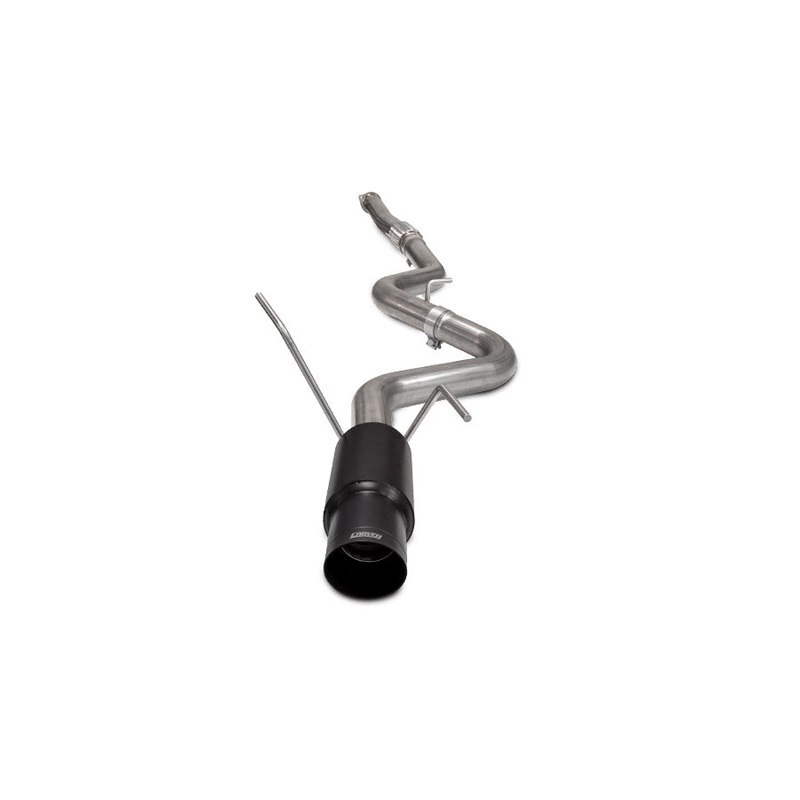 Carven Single Exit Rally Style Catback Exhaust Black Ceramic Coated Tip – 2015-2021 WRX/STI