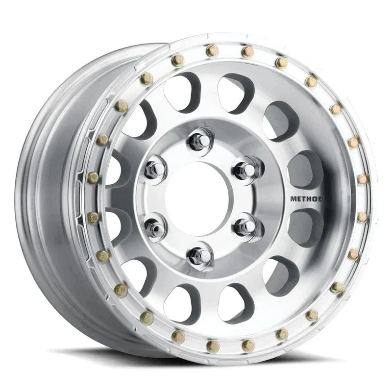 Method Race Wheels MR103 Beadlock 17″ 5×139.7 Raw Machined w/ Zinc Hardware Kit