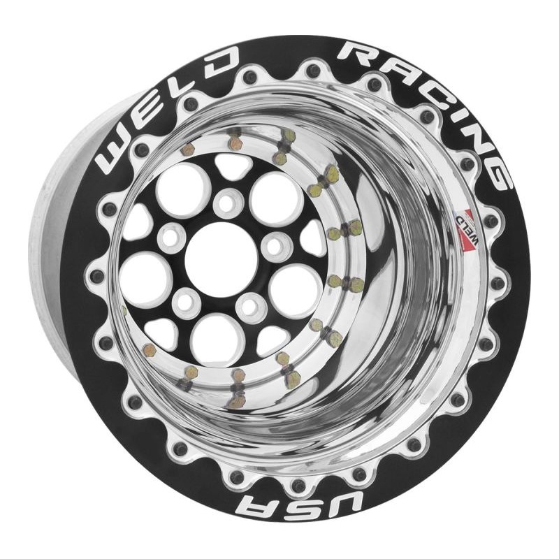 Weld Magnum 2.0 15×14 / 5×4.5 BP / 4in. BS Polished Wheel – Single Beadlock MT