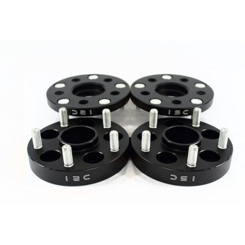 ISC Suspension [05-21 STI/ 15-21 WRX] 5×114.3 Hub Centric Wheel Spacers 20mm Black | Pair | WS5X11420B