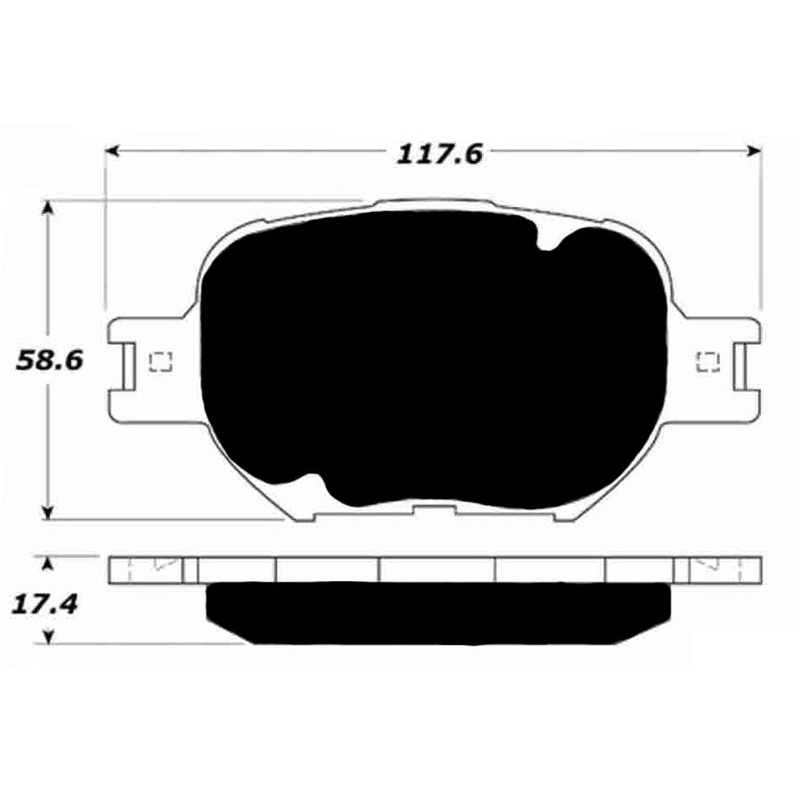 Porterfield Brake Pads for 2010 SCION tC