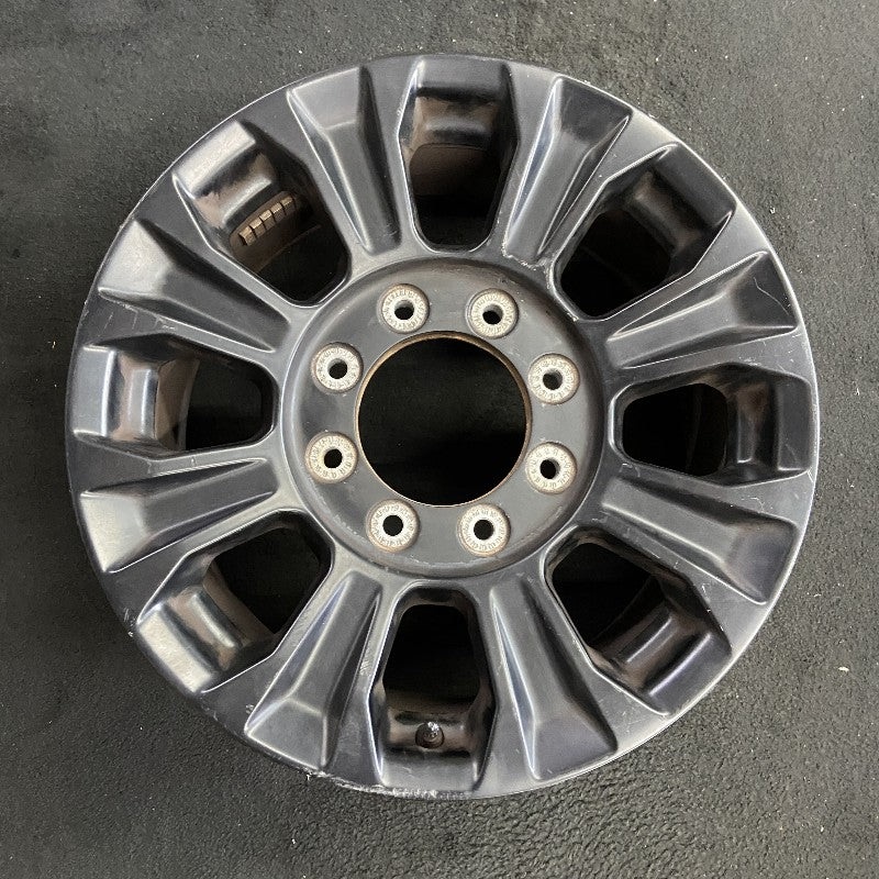 18″ FORD F250SD PICKUP 20-22 18×8 aluminum 8 spoke black Original OEM Wheel Rim