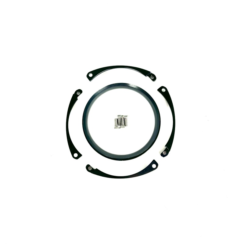Attachment Only: Clockable 60 Tight Radius 4″ V-Band Attachment for ICON 92mm (10-14020BLK & 10-13013BLK)
