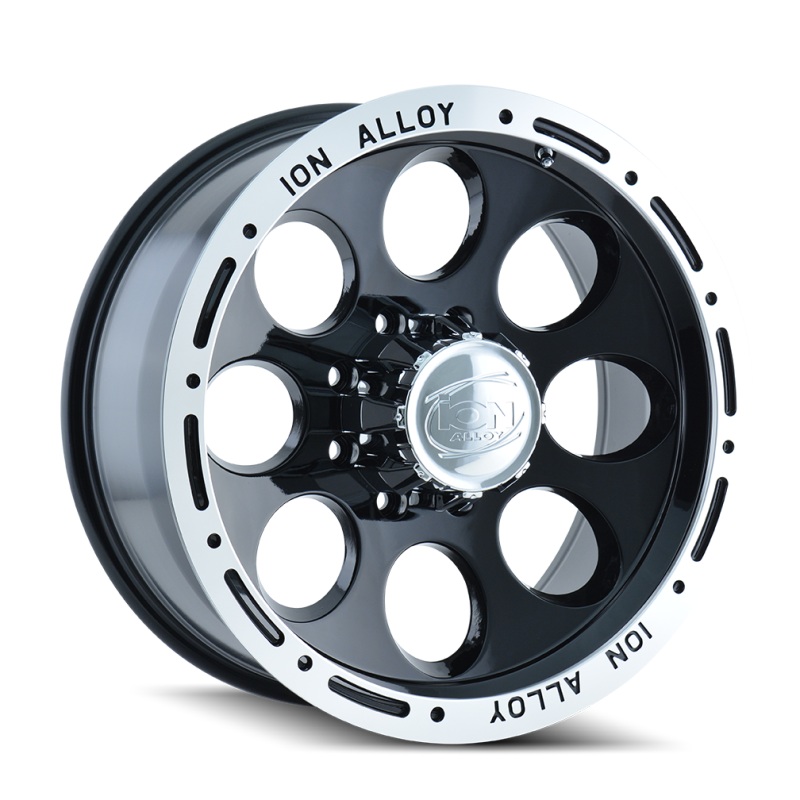 ION Type 174 16×10 / 6×139.7 BP / -38mm Offset / 106mm Hub Black/Machined Wheel