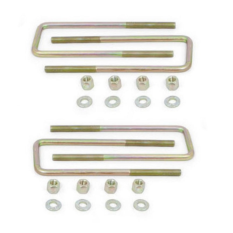 MaxTrac Rear U-Bolts for 3in/4in Lift Blocks – 12.50in x 2.625in x 9/16in – Set of 4