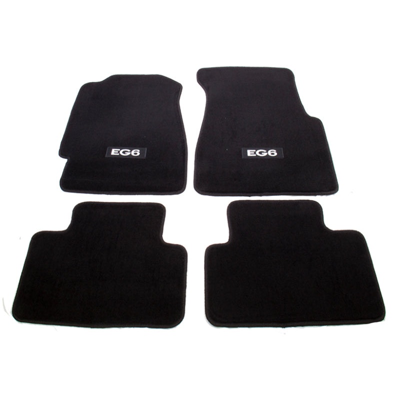 NRG Floor Mats – 92-95 Honda Civic 2DR (EG6 Logo) – 4pc.