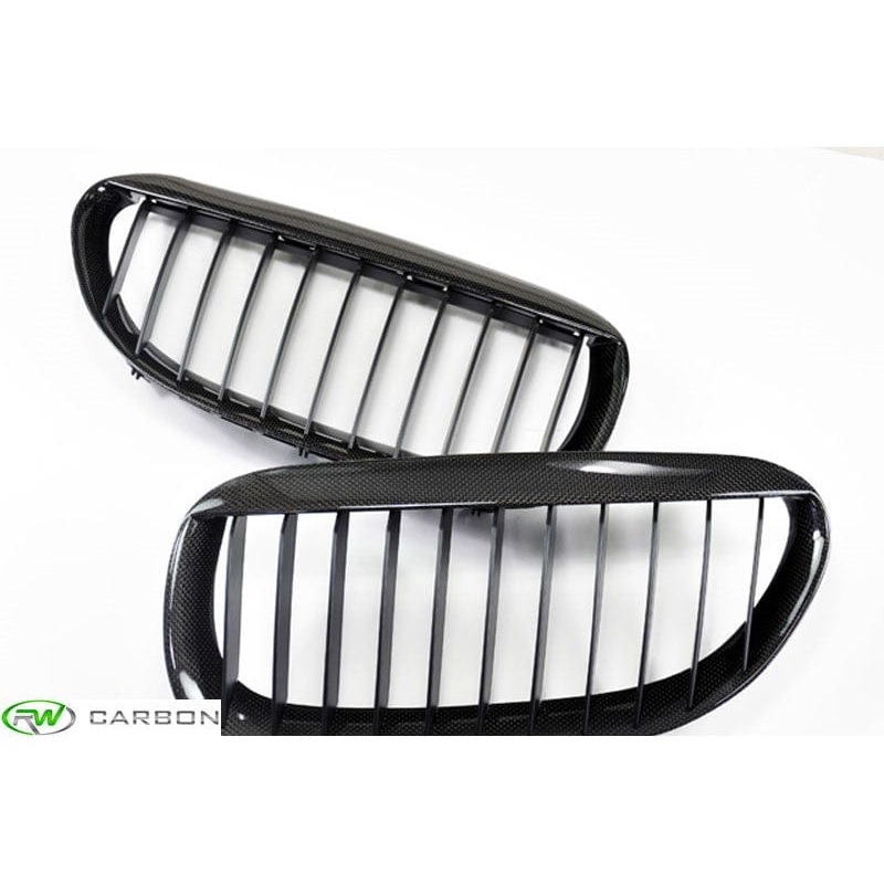 RW Carbon Carbon Fiber Grilles – BMW / E63 / E64 / 6 Series