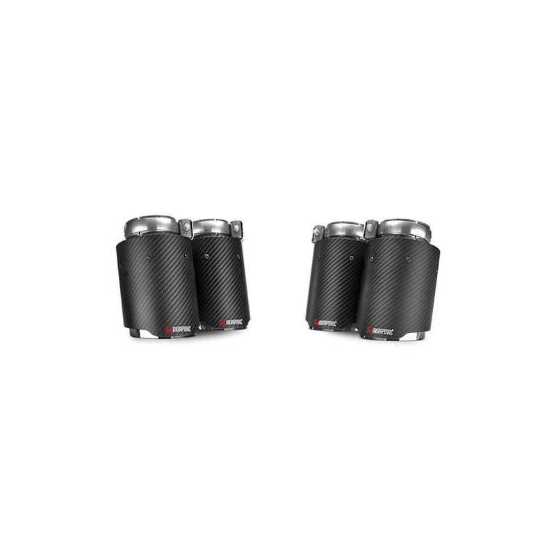 Akrapovic Carbon Tail Pipes | 2014-2018 BMW M3 F80 & M4 F82/83 (TP-CT/26)