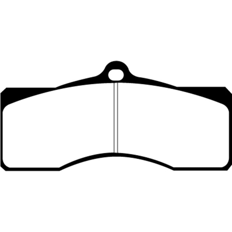 EBC 68-69 Chevrolet Camaro (1st Gen) 4.9 Yellowstuff Front Brake Pads