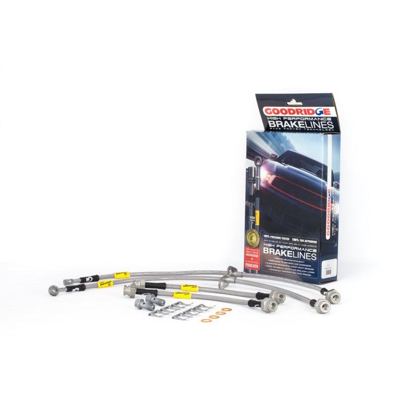 Goodridge 15-18 Honda Fit SS Brake Line Kit