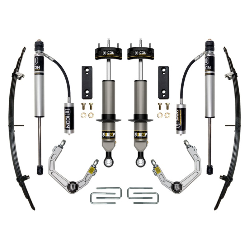 ICON 05-22 Toyota Tacoma 0-2in Stage 3 Exp Suspension System Billet