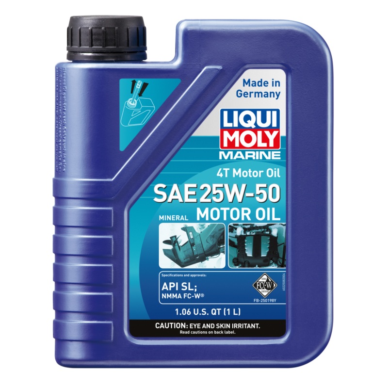 LIQUI MOLY 1L Marine 4T Motor Oil SAE 25W50