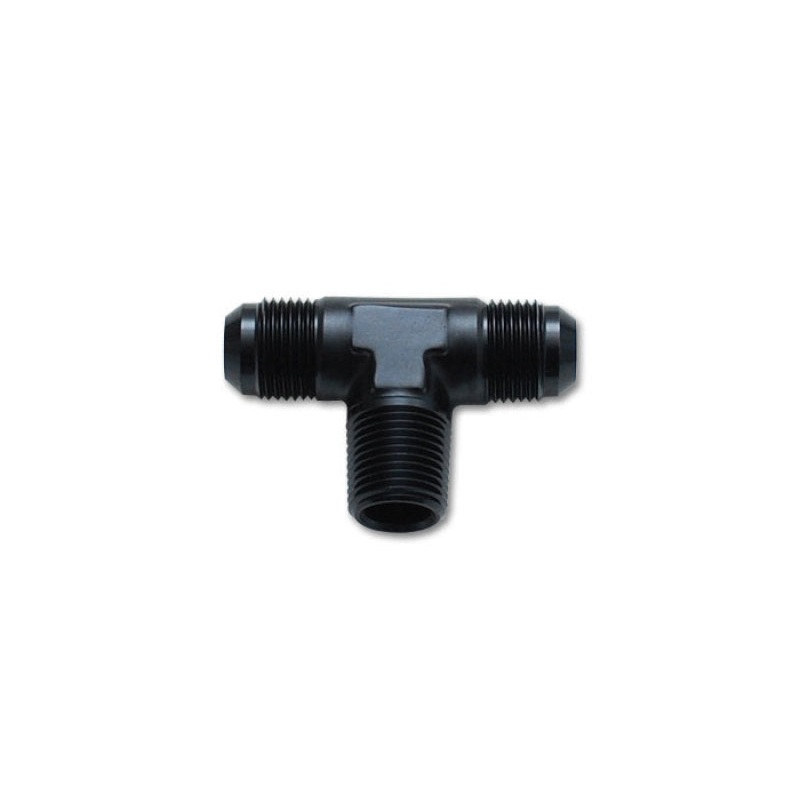 Vibrant -3AN x 1/8in NPT Flare to Pipe Tee Adapter Fitting – Aluminum