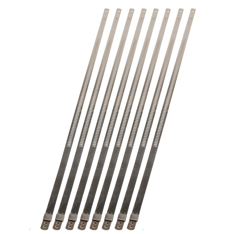 DEI Stainless Steel Positive Locking Tie 1/4in (7mm) x 9in – 8 per pack