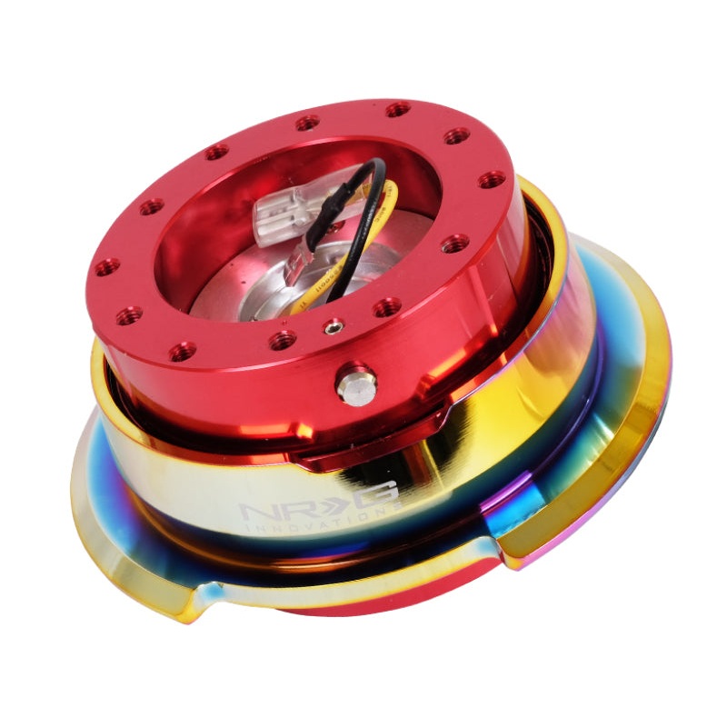 NRG Quick Release Gen 2.8 – Red Body / Neochrome Ring