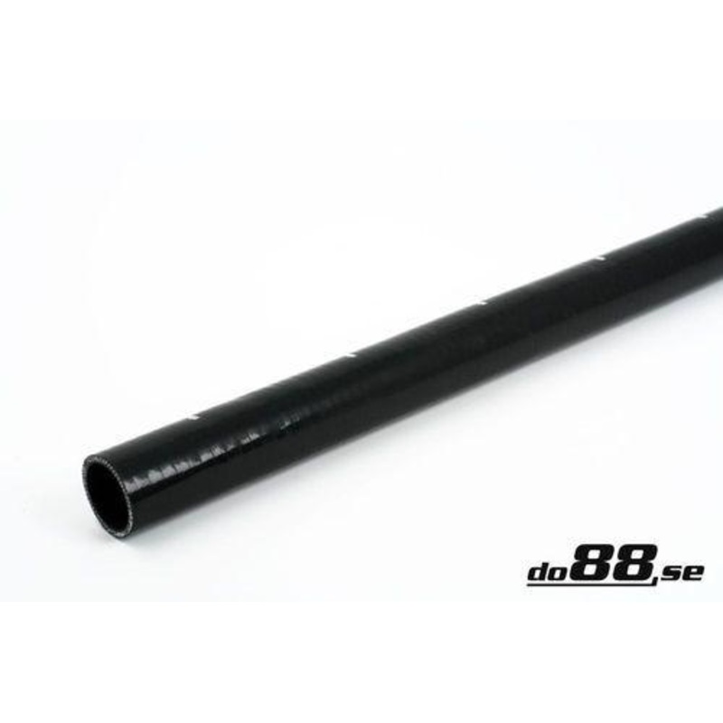 Silicone Hose Black straight length 1,75” (45mm)